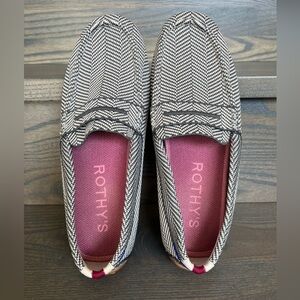 Rothy's The Driver in Iron Herringbone Size 8.5